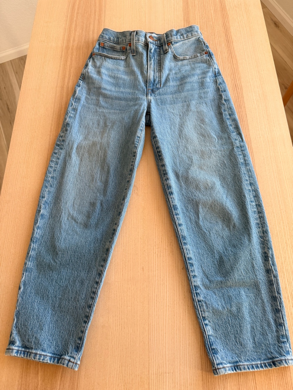 Madewell Light Blue Balloon Jeans - Relaxed Fit - Picture 4 of 8